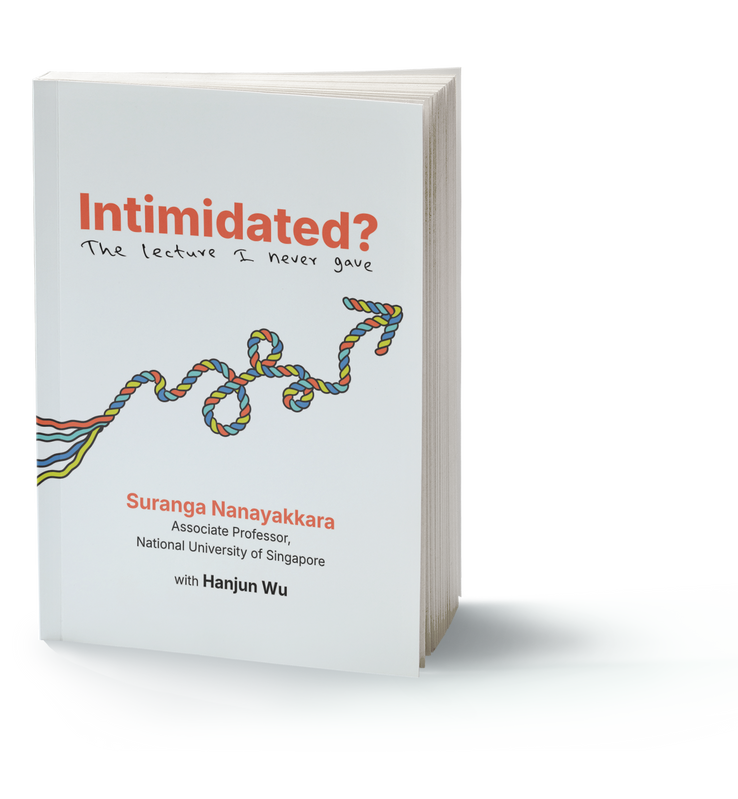 Intimidated? The lecture I never gave — book cover